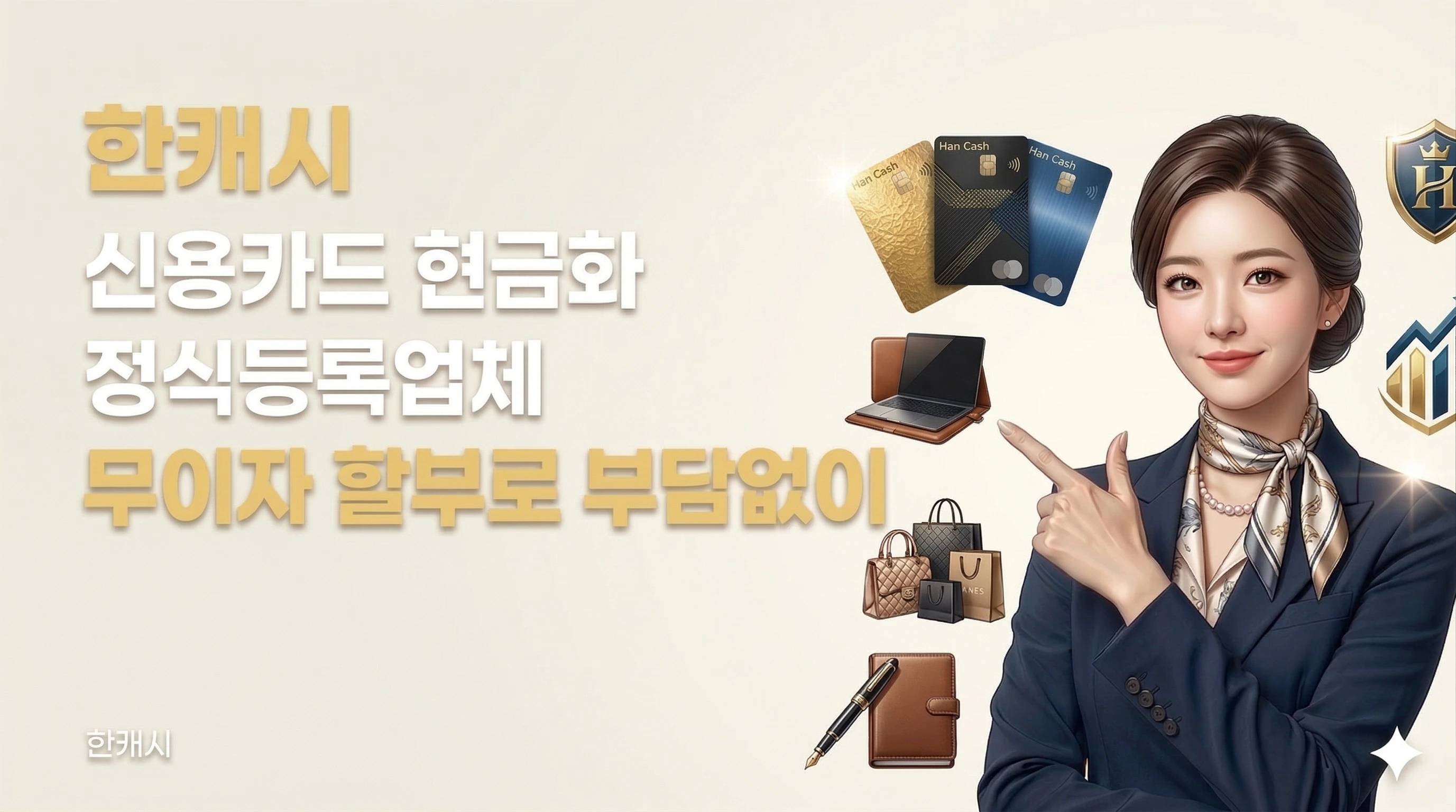 한캐시 신용카드현금화 1분 컷 즉시 입금 대표 이미지